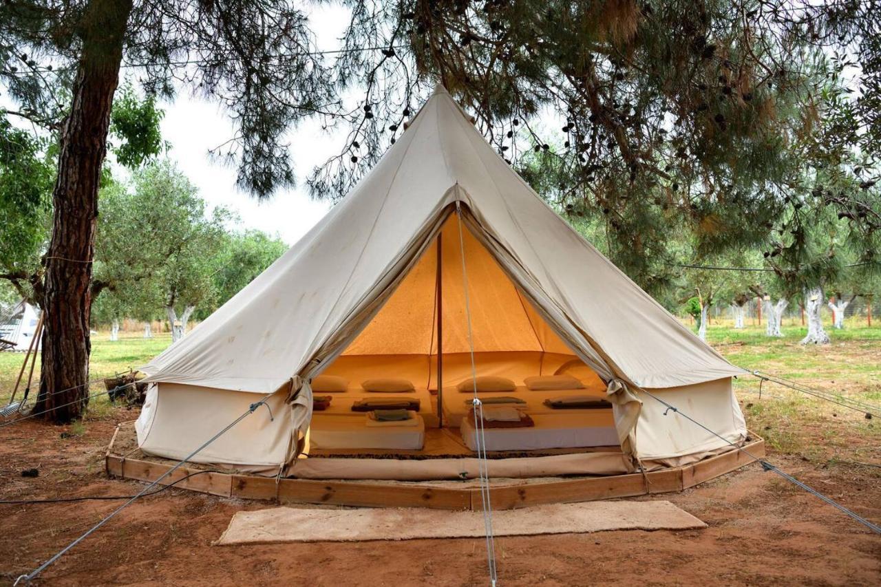 Вилла Glamping At A Lovely Tent In Skiaxtro- Маратополис Экстерьер фото