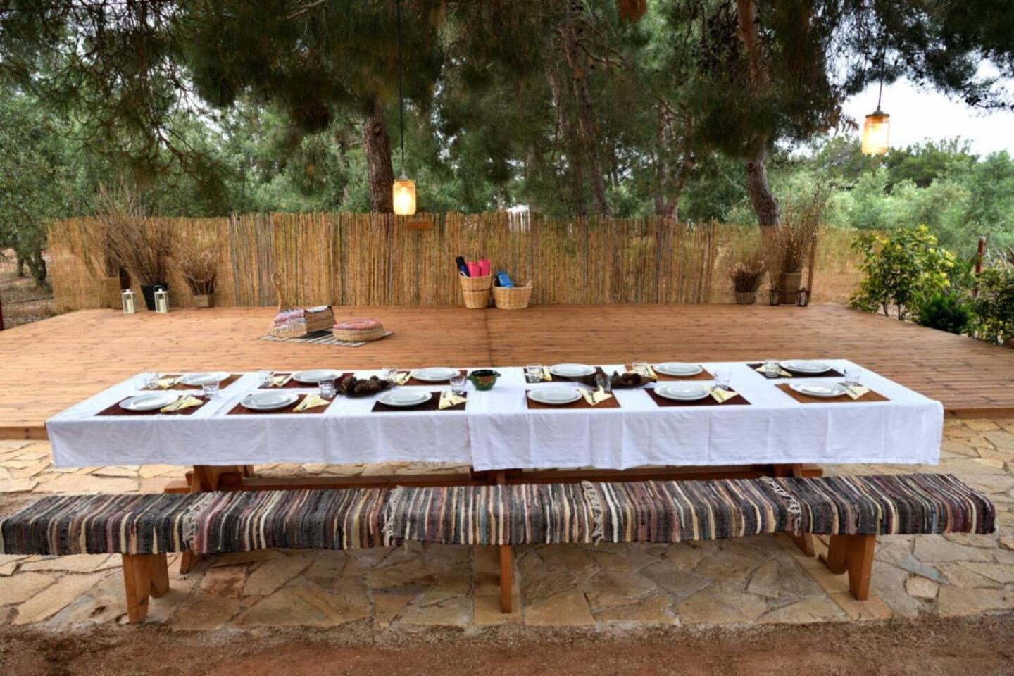Вилла Glamping At A Lovely Tent In Skiaxtro- Маратополис Экстерьер фото