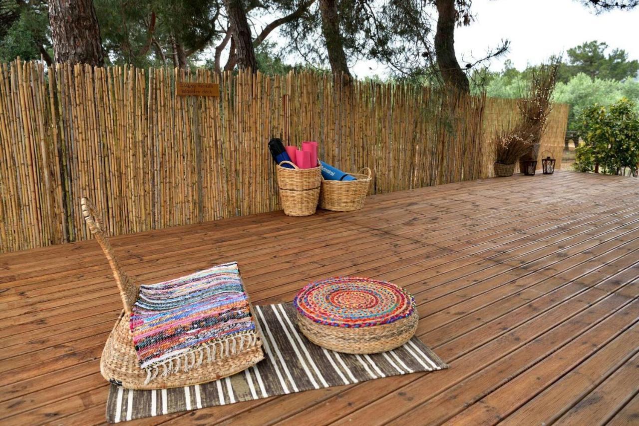 Вилла Glamping At A Lovely Tent In Skiaxtro- Маратополис Экстерьер фото