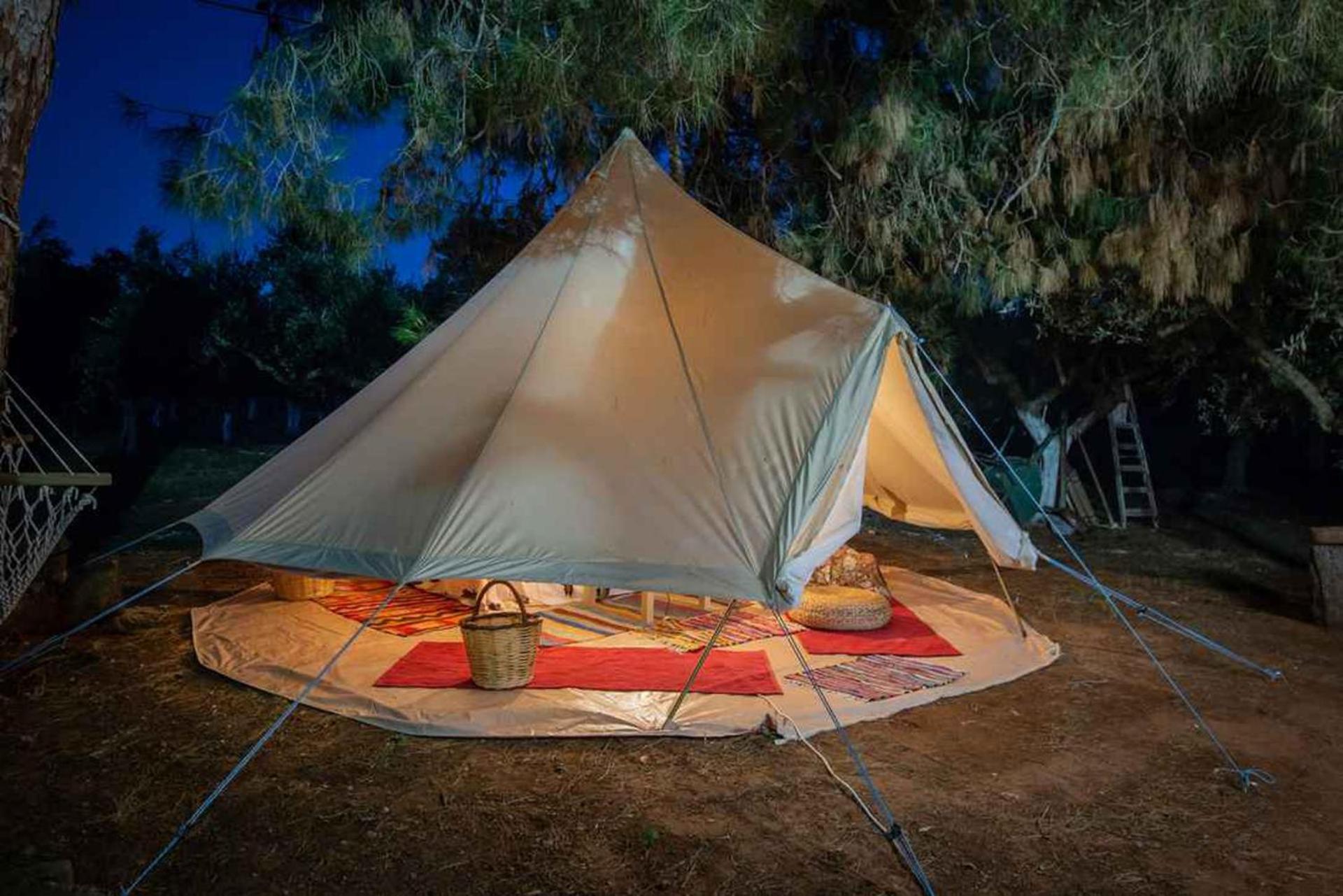 Вилла Glamping At A Lovely Tent In Skiaxtro- Маратополис Экстерьер фото